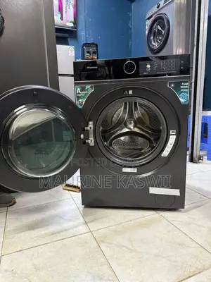 New Hisense 12/8 Kg Wd5s1245bb Wash Dry Inverted Motor
