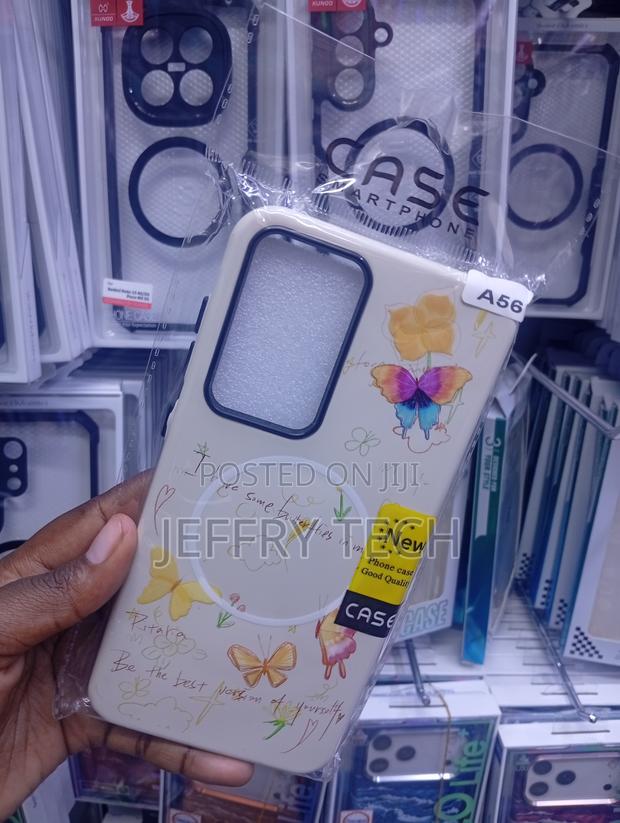 Samsung A56 Floral Butterfly Design and a Magsafe Ring -Multicoloured - thumbnail 2