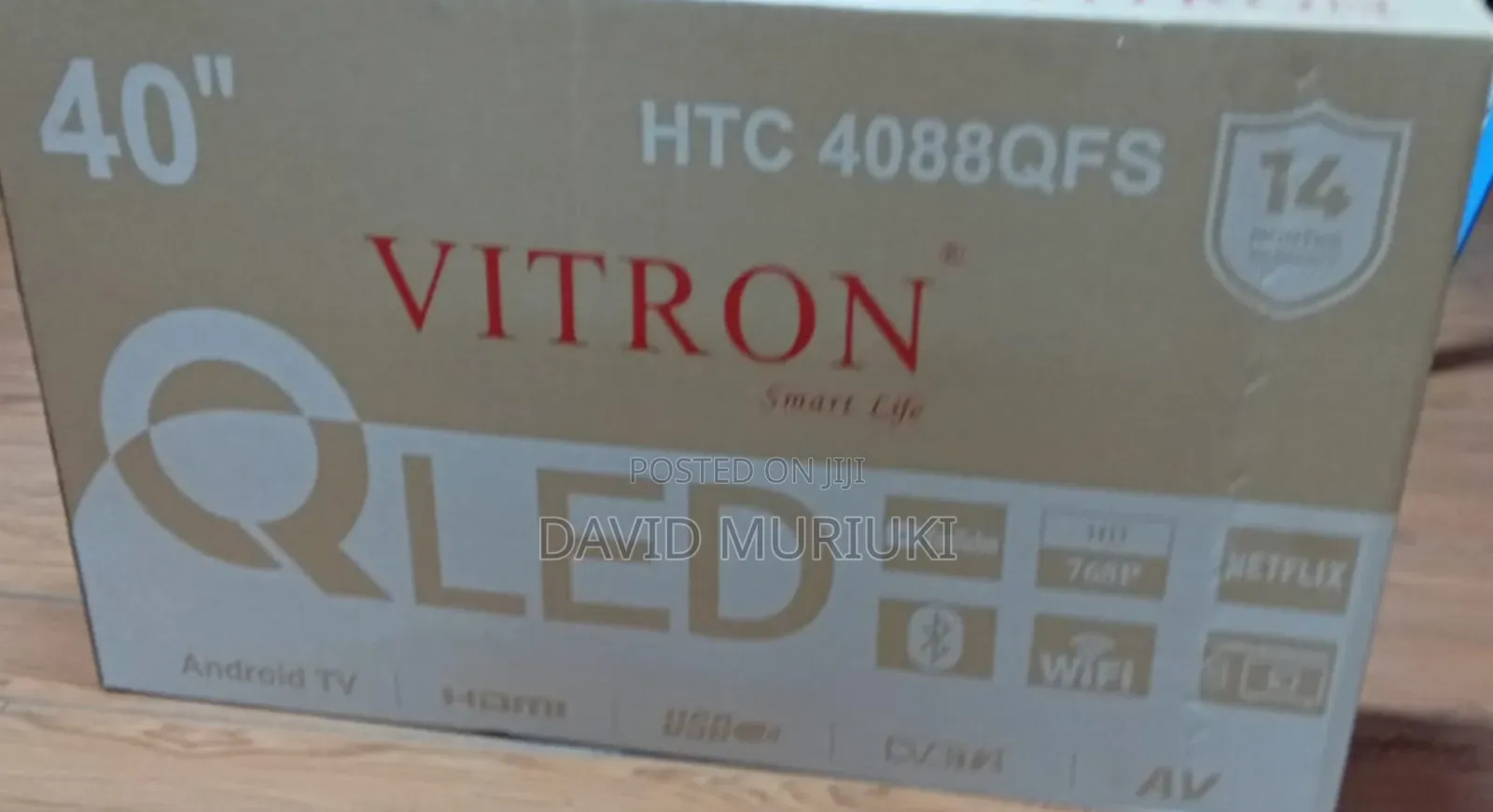 Vitron 40-Inch Led Smart Tv With Inbuilt Decoder
