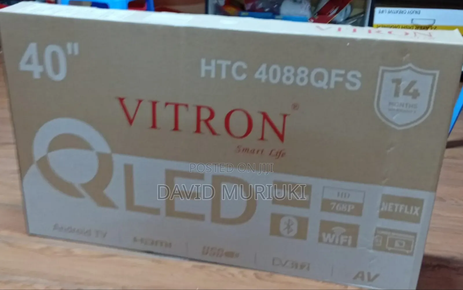 Vitron 40-Inch Led Smart Tv With Inbuilt Decoder