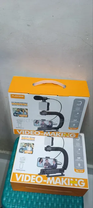 Stable Handheld Grip for Shake-Free Videos Adjustable