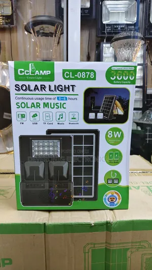 *Cclamp Cl-0878 Solar Lighting Music System*