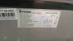 Premier Chester Freezer 150 Liters