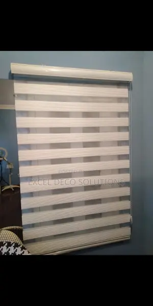 Zebra Window Blinds Custom Double Layer Shades for Executive Interiors