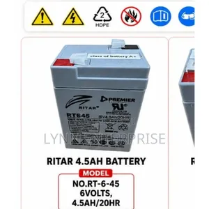 Ritah 4.5ah Battery Rt;12volts,4.5ah /20hr
