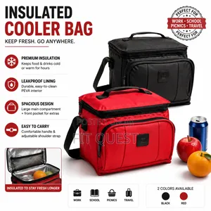Portable Insulated Cooler Lunch Bag Thermal Storage Travel Picnic