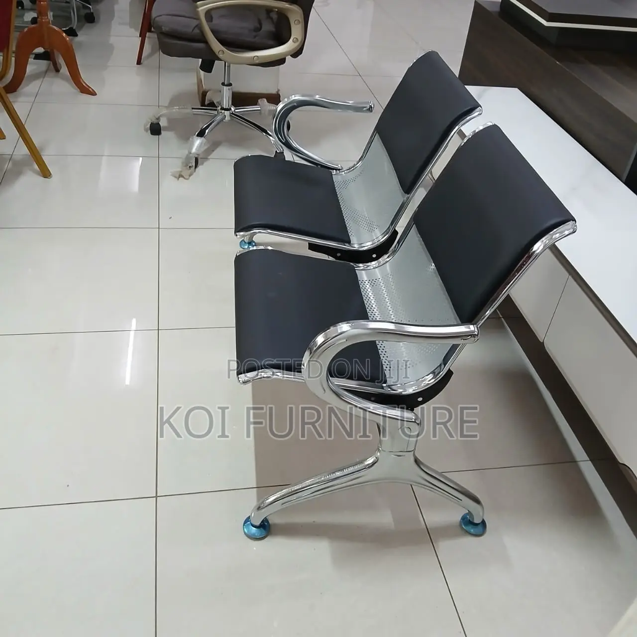 Office Benches; Two Seaters Leather Reception Offices Front Benches