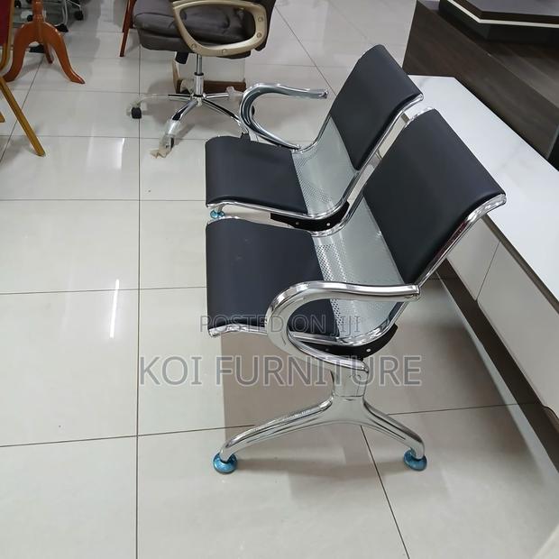 Office Benches; Two Seaters Leather Reception Offices Front Benches - thumbnail 4