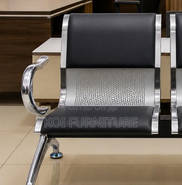 Office Benches; Two Seaters Leather Reception Offices Front Benches - thumbnail 7