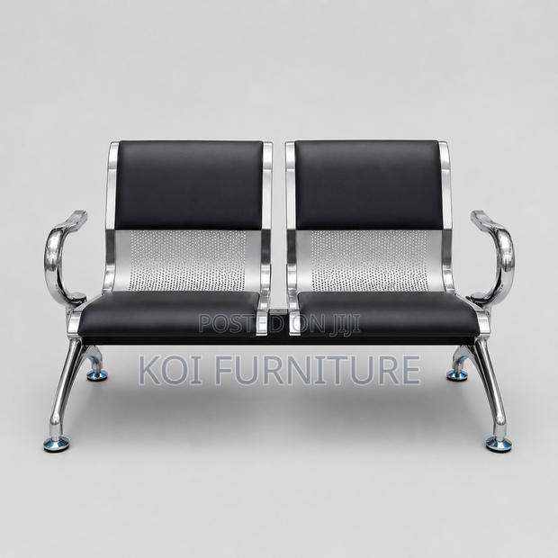 Office Benches; Two Seaters Leather Reception Offices Front Benches - thumbnail 8