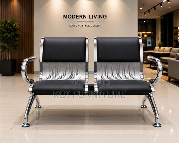 Office Benches; Two Seaters Leather Reception Offices Front Benches - thumbnail 9