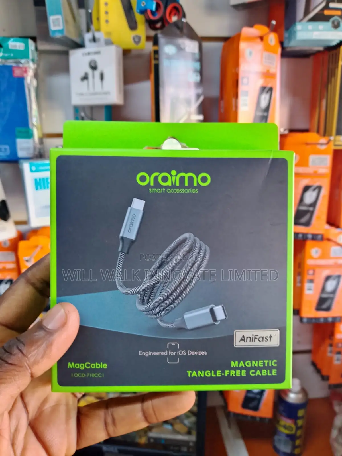 Oraimo Magcable (Ocd-710cci) Anifast Fast Charging Cable