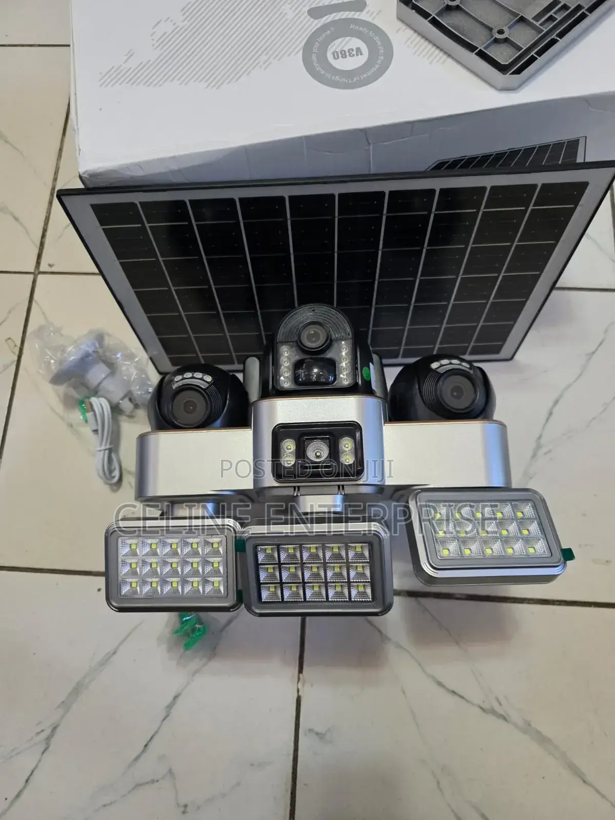 Ai Solar Camera V380 PTZ With Way Audio