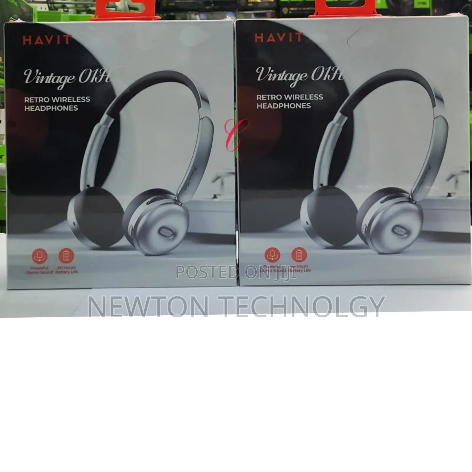 Havit H616bt Vintage 01h *80hrs Playtime* Retro Wireless Headphone