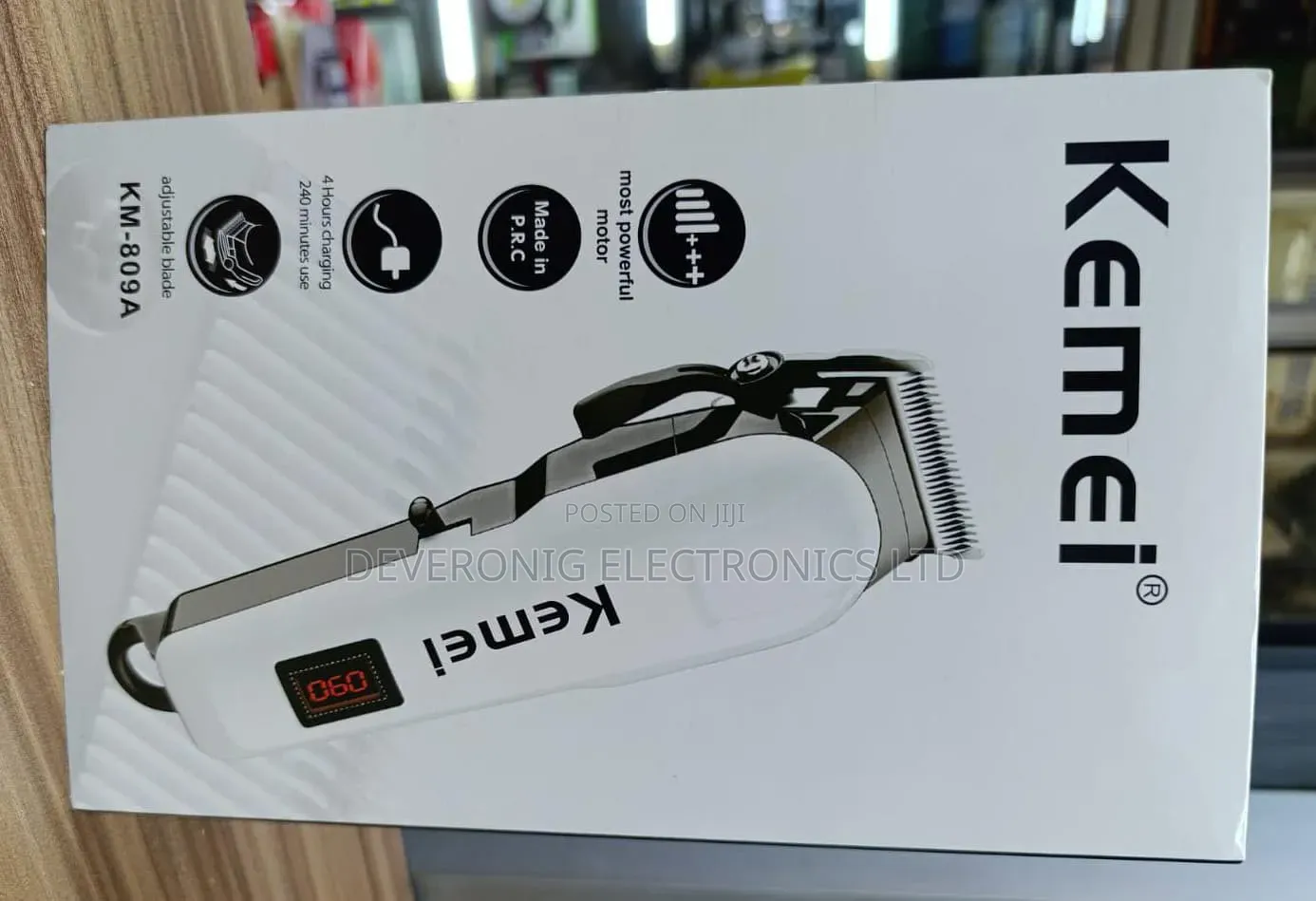 *Kemei Rechargeable Cordless Hair Clipper