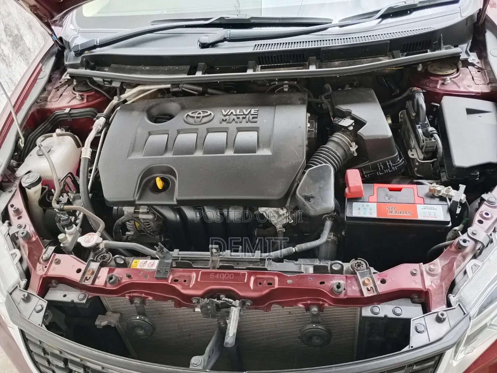 Toyota Allion 2018 Maroon