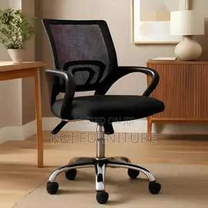 Office Chairs; Clerical Office Mesh Chair With Ergonomic Support