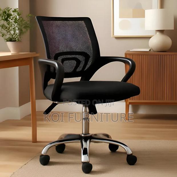 Office Chairs; Clerical Office Mesh Chair With Ergonomic Support