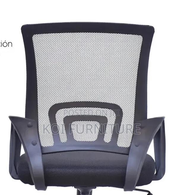 Office Chairs; Clerical Office Mesh Chair With Ergonomic Support - thumbnail 6