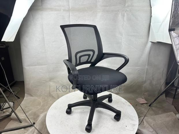 Office Chairs; Clerical Office Mesh Chair With Ergonomic Support - thumbnail 10
