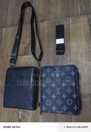 Quality Casual Leather Sling Chest Lv Versace Bags