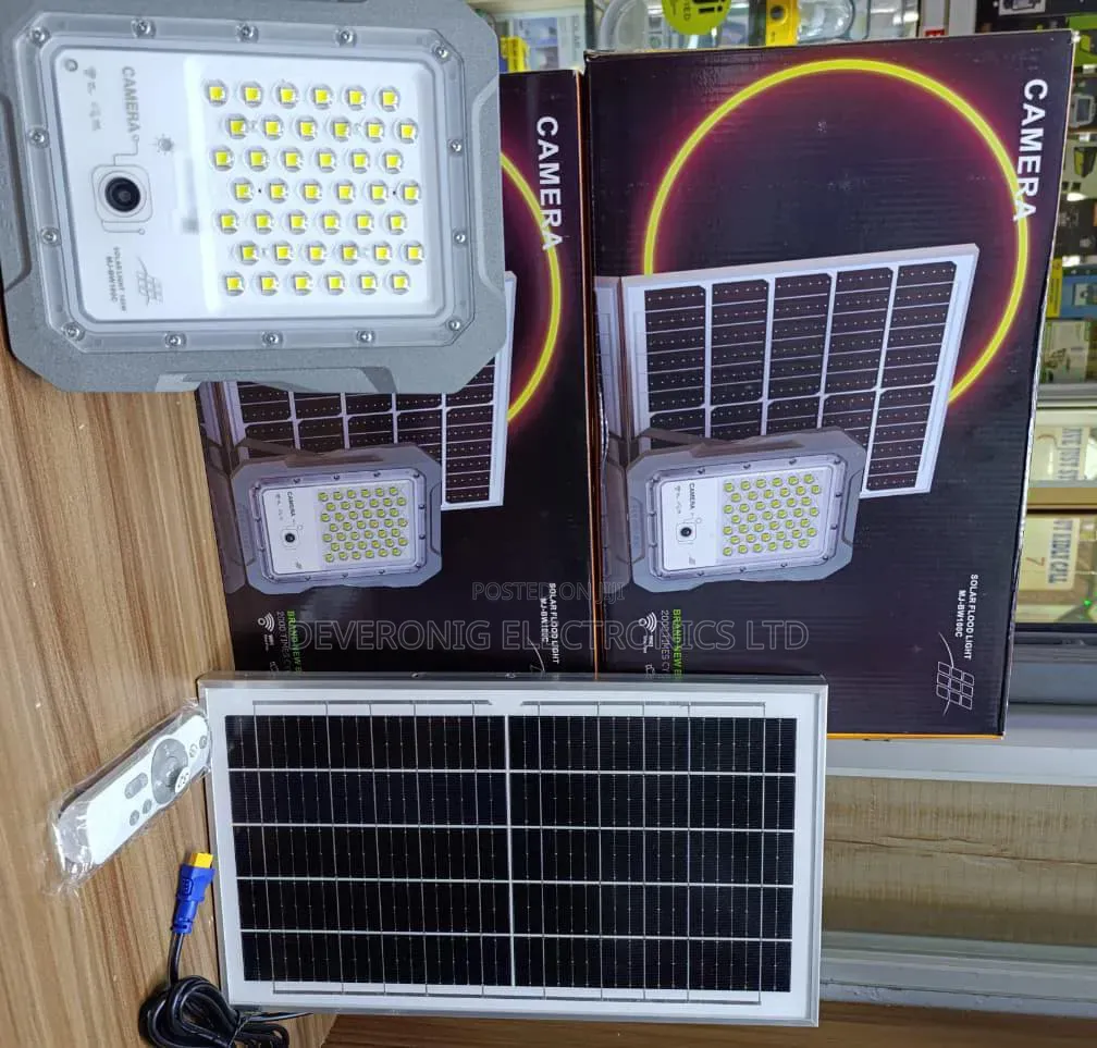 *Solar Floodlight With CCTV Wifi Camera