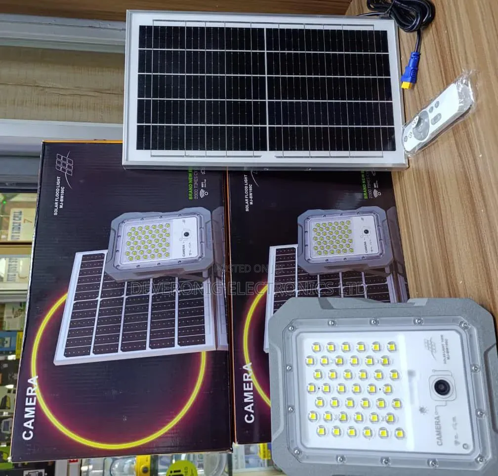 *Solar Floodlight With CCTV Wifi Camera