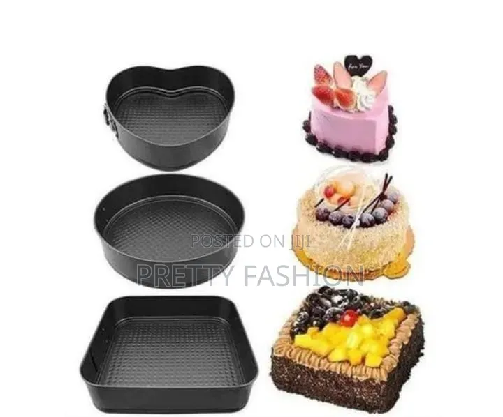 3pcs Cake Moulds
