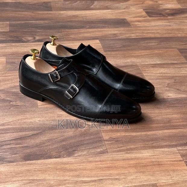 Thomas Crick Leather Derby Shoes - main view