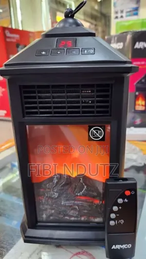 Armco Fireplace Heater,Flame Effect and 2 Heater Settings Low High