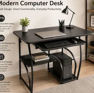 Computer Desk Space-Saving Study Work Desk – 89×45×72 Cm