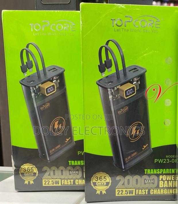 Topcore Pw23 -08 Transparent 20,000mah 22.5w - thumbnail 2