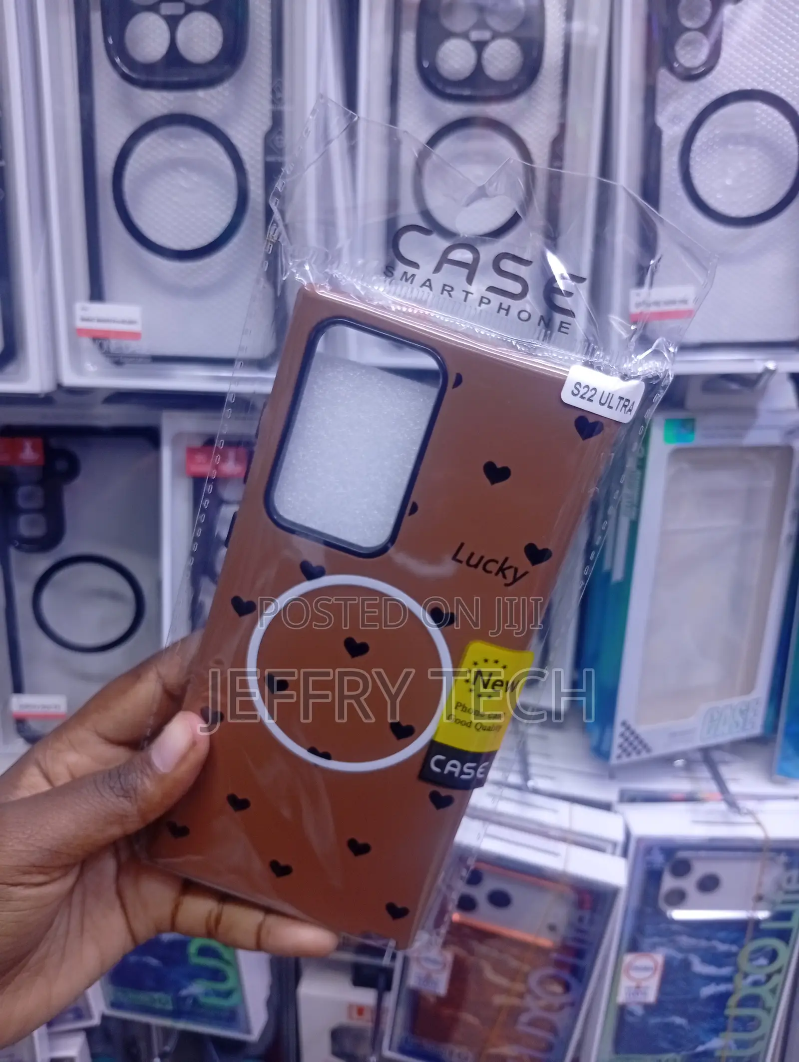 Samsung Galaxy S22 Ultra Heart Pattern Cover