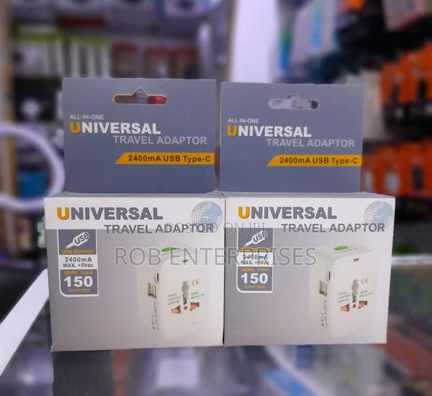Universal Travel Adapter With Type C Port