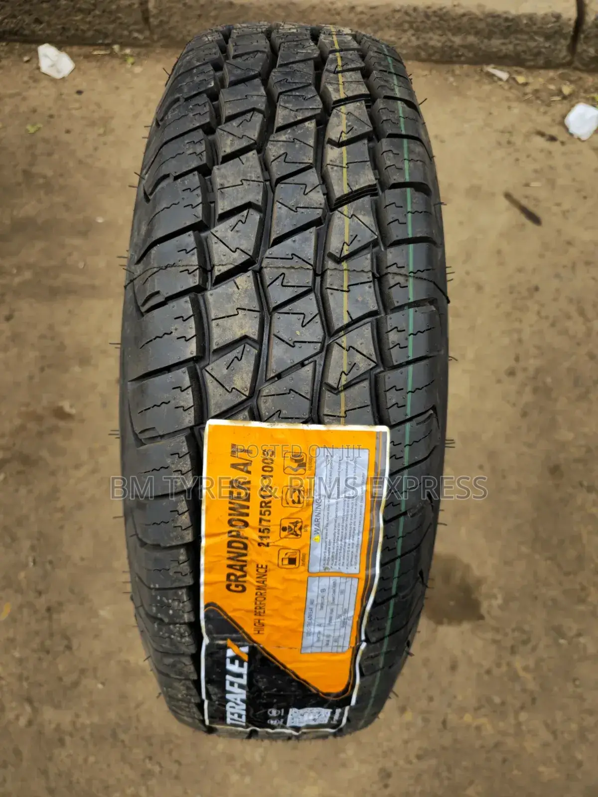 215 /75 R15 Terafrex Tires (All Terrein)