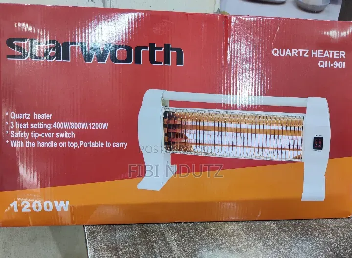 Rectangular Shaped Starworth Quartz Heater 1200w/Rectangular Heater