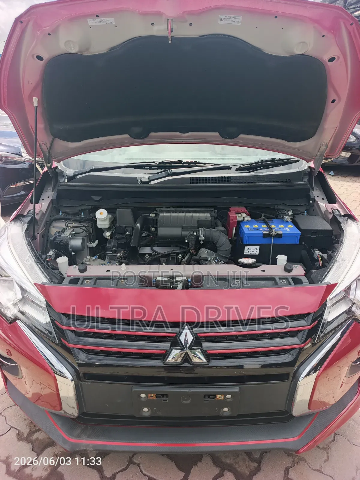 Mitsubishi Mirage 2020 Red