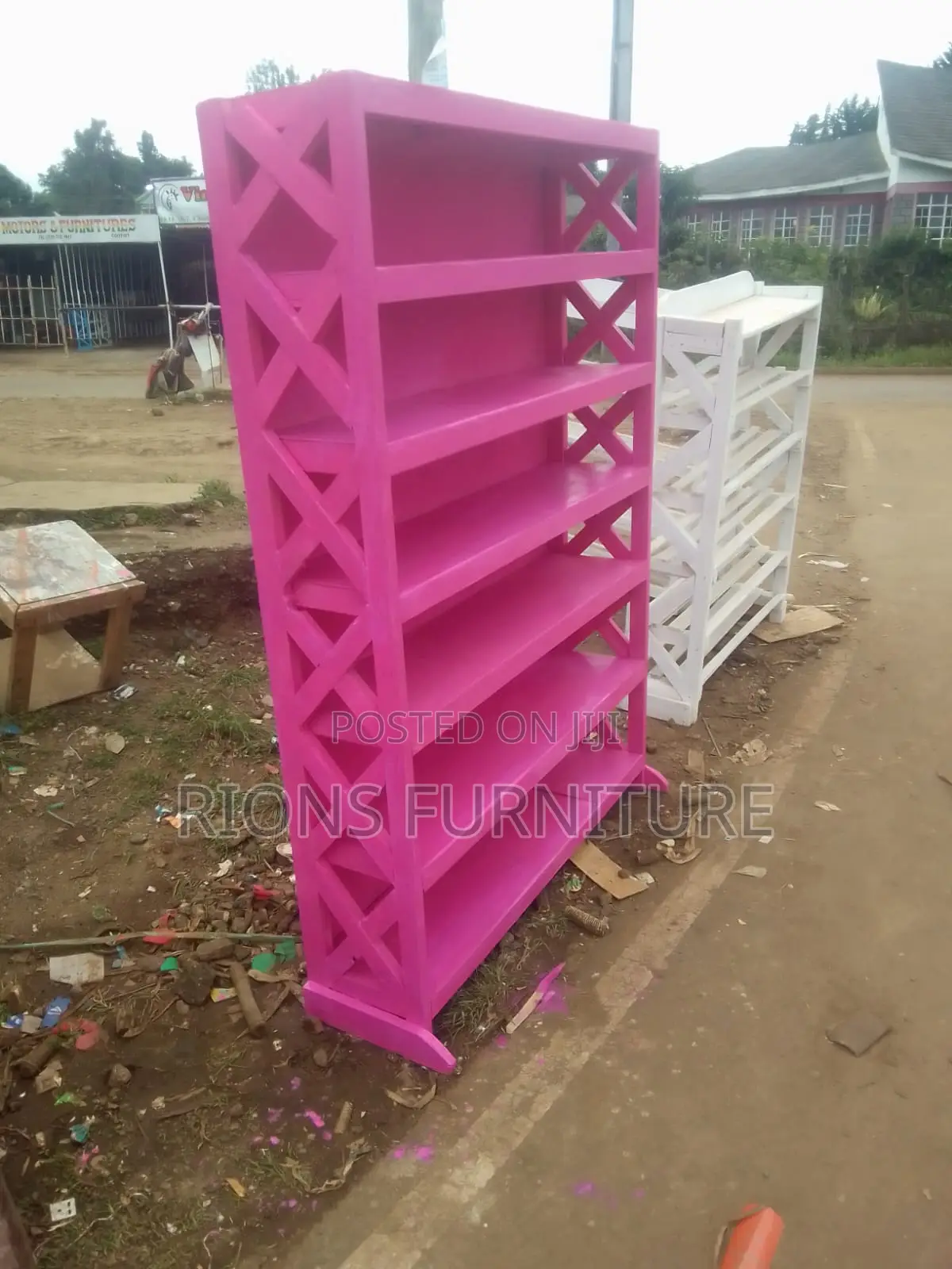 Pink Shoe Rack