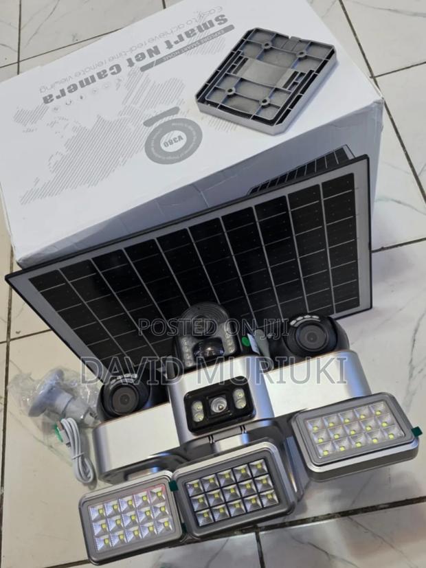 Solar Powered 4g Sim Card Security Camera