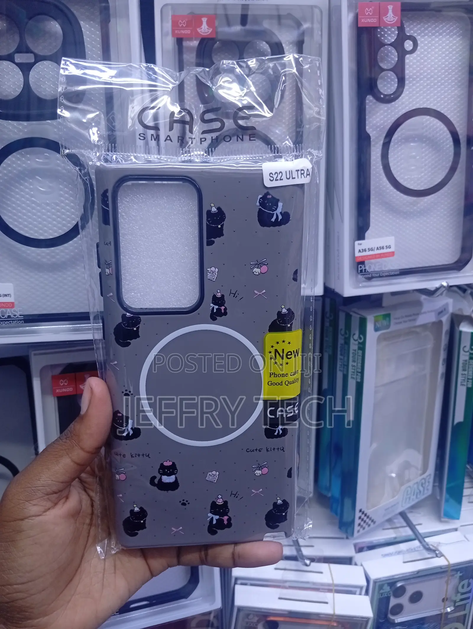 Samsung S22 Ultra Grey, Translucent Cover