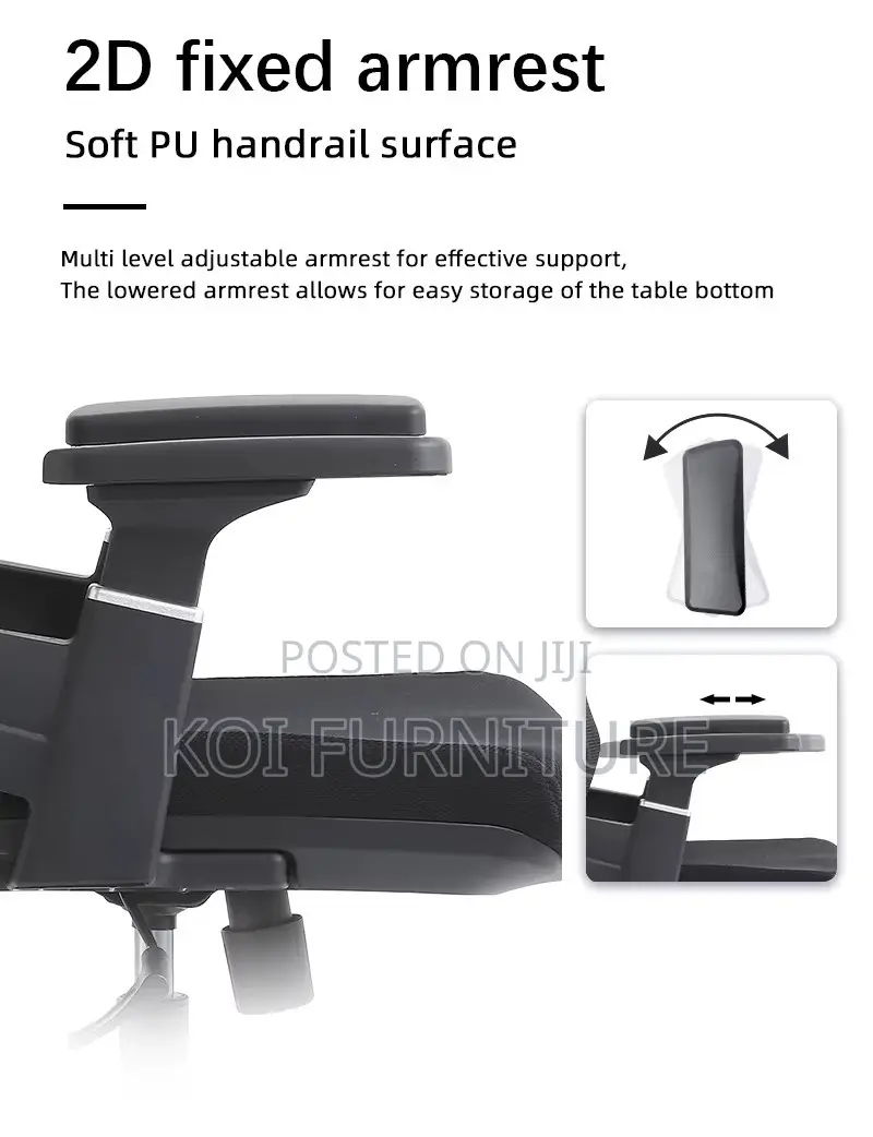Office Chairs; High Back Ergonomic Fabric Office Chairs