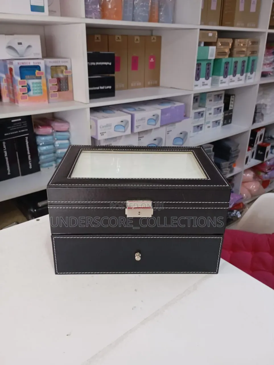 *20 Slots Leather Watch Organizer*