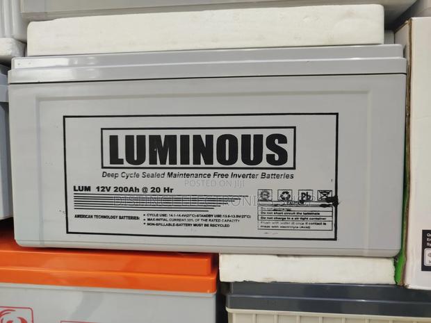 Luminous Solar Battery 12v,200ah