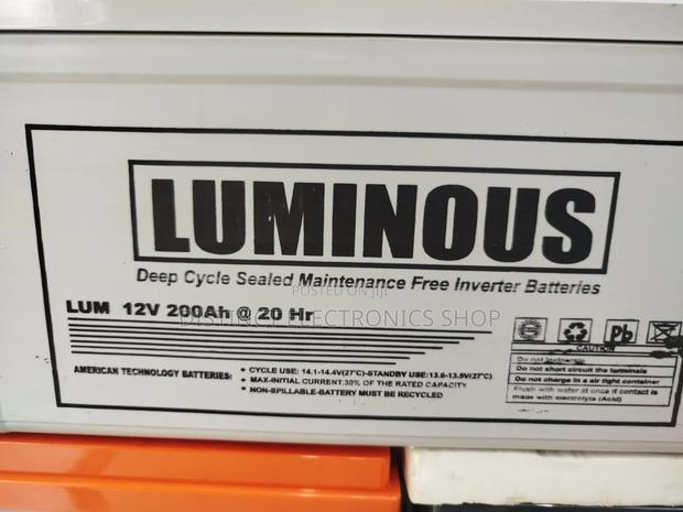 Luminous Solar Battery 12v,200ah - thumbnail 2