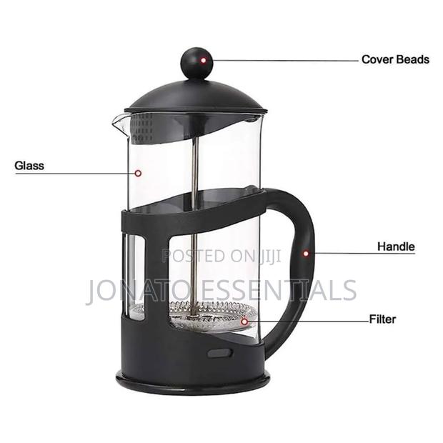 French Press Coffee Maker Tea Plunger 800ml - Manual Brewer - thumbnail 3