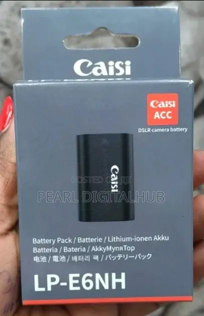 Original Caisi Lp-E6nh Camera Battery