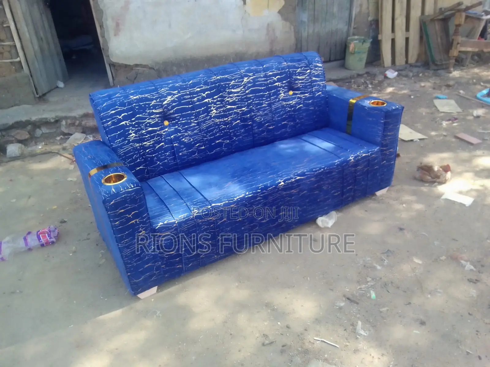 Blue Sofa Seat