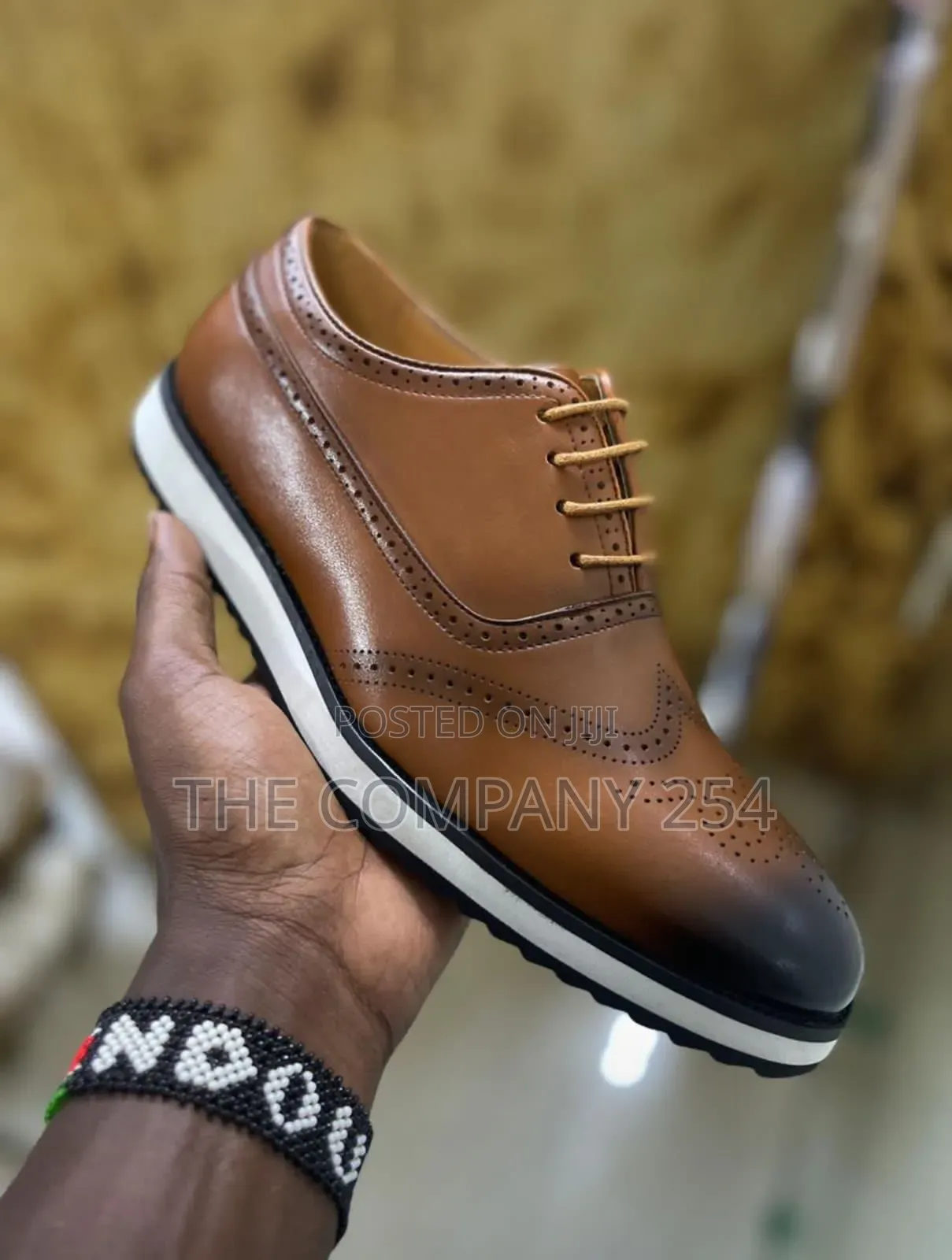 Quality Casual Leather Oxford Designer Rubber Sole Beirut Shoes