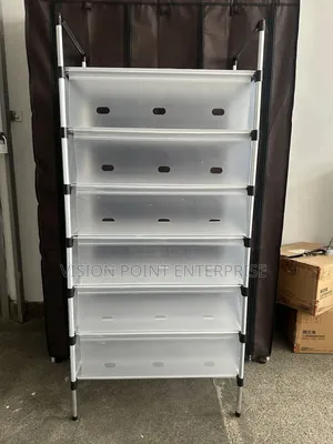 Shoe Rack 7 Layer With Dust Cover