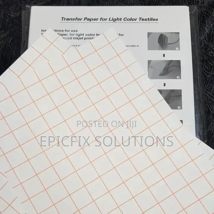 Light and Dark Heat Transfer Papers Available